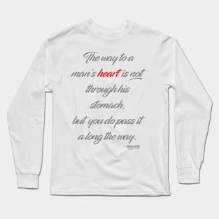 A Man’s Stomach Long Sleeve T-Shirt